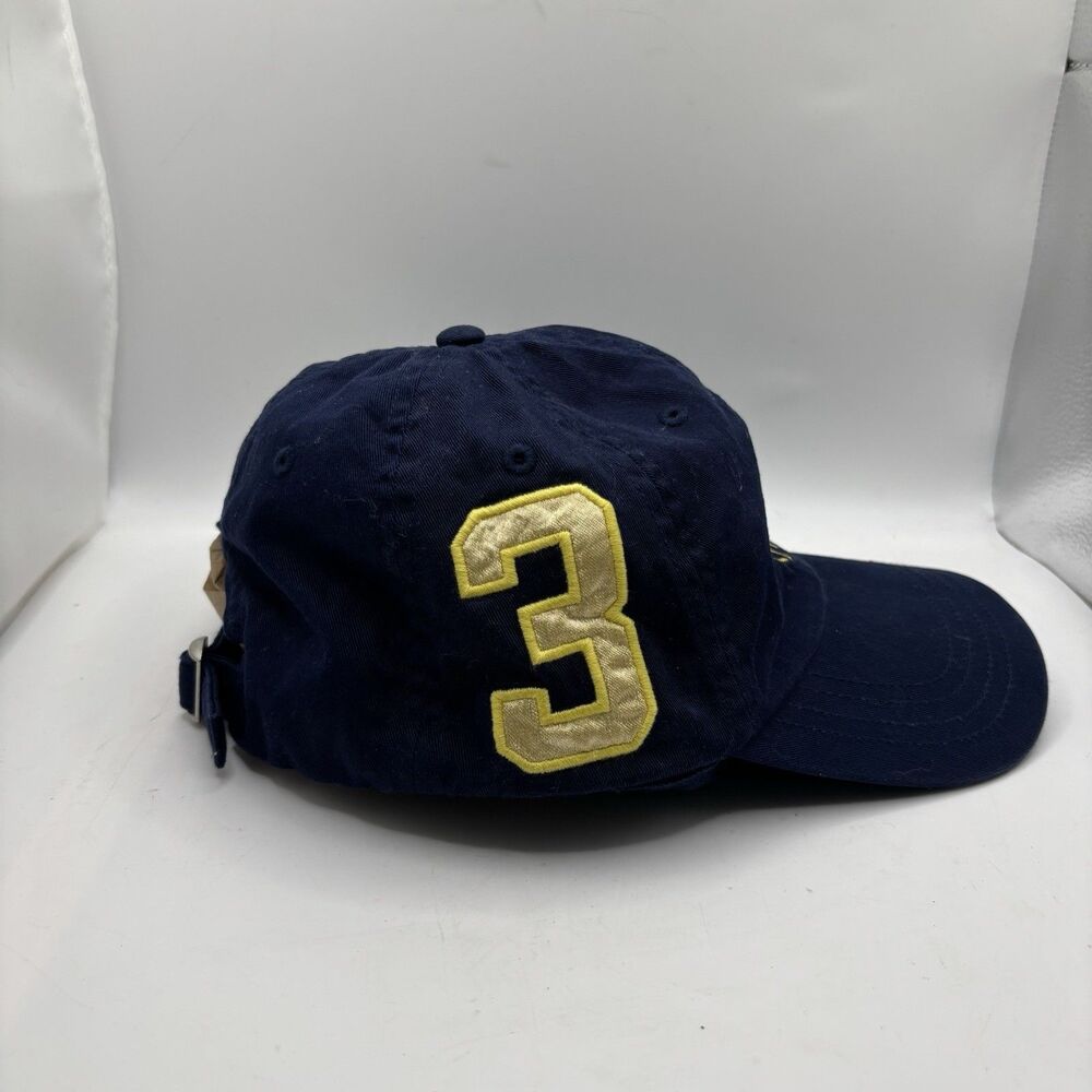 Polo Ralph Lauren Big Pony #3 Boys 8-20 Adjustable Strapback Hat Navy Yellow - Picture 5 of 8